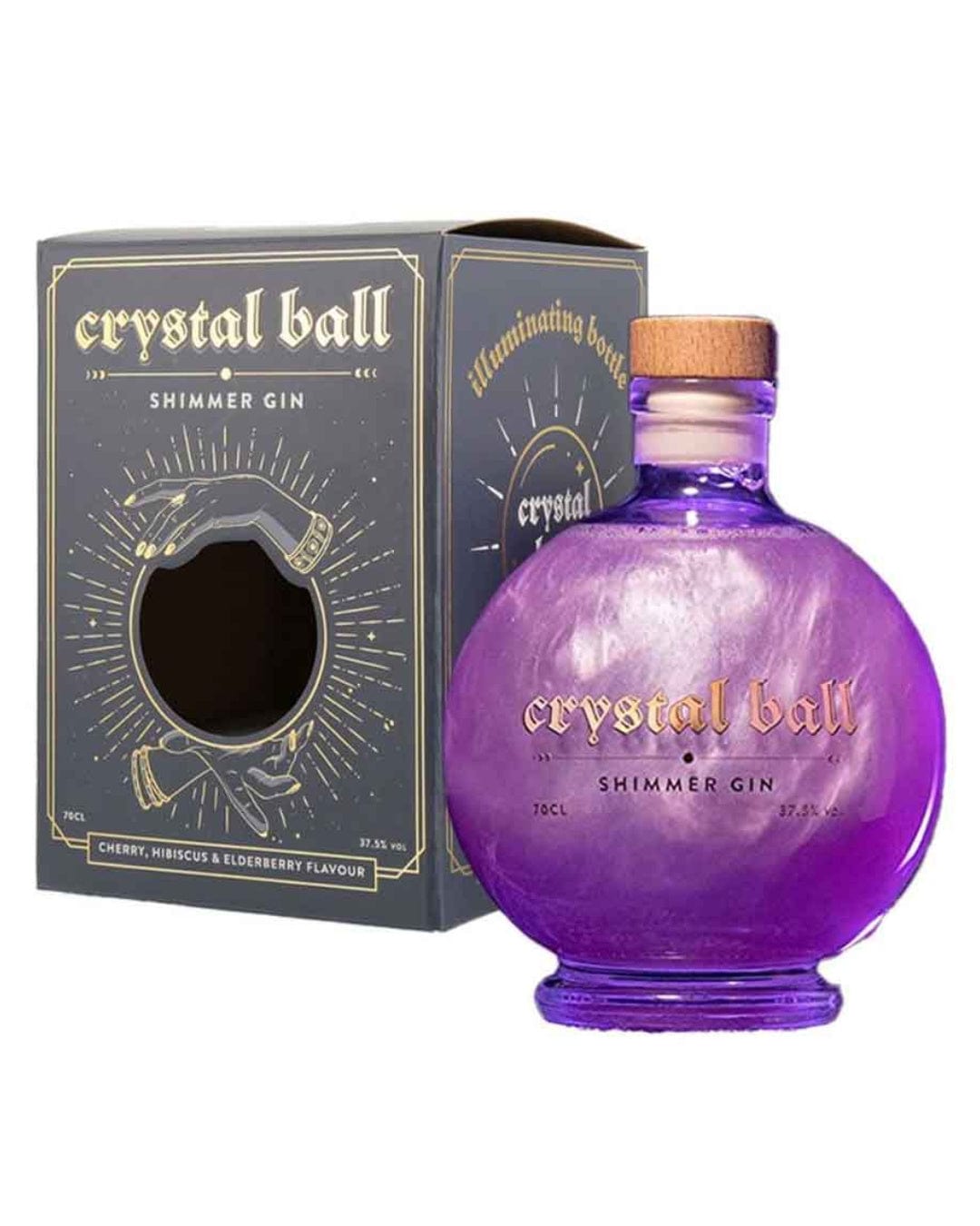Crystal Ball Shimmer Gin, 70 cl