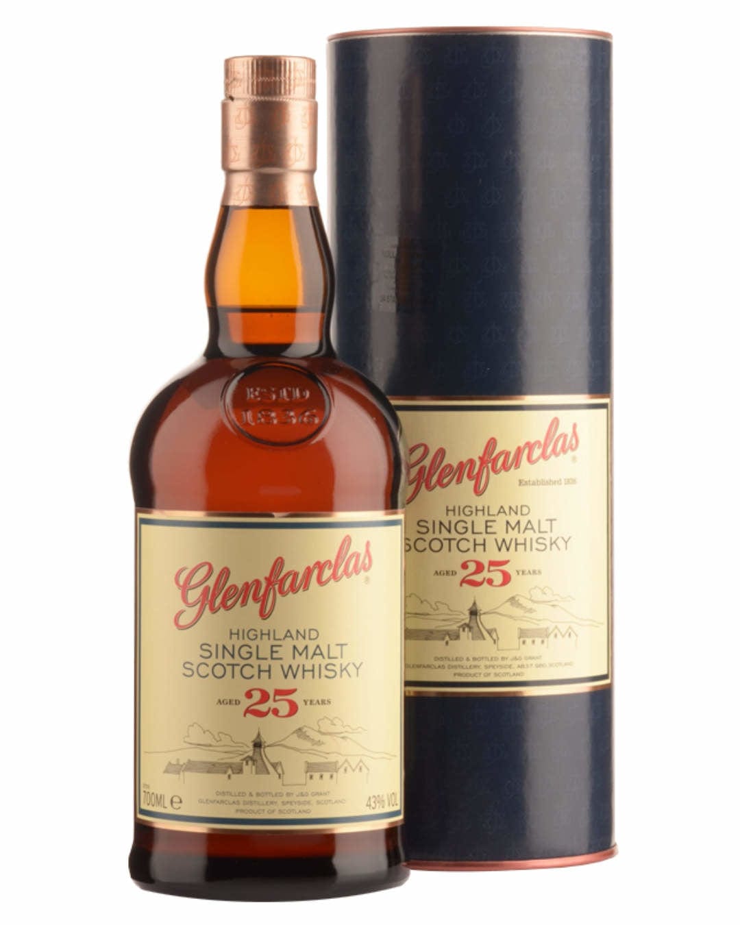 Glenfarclas 25 Year Old Single Malt Whisky, 70 cl