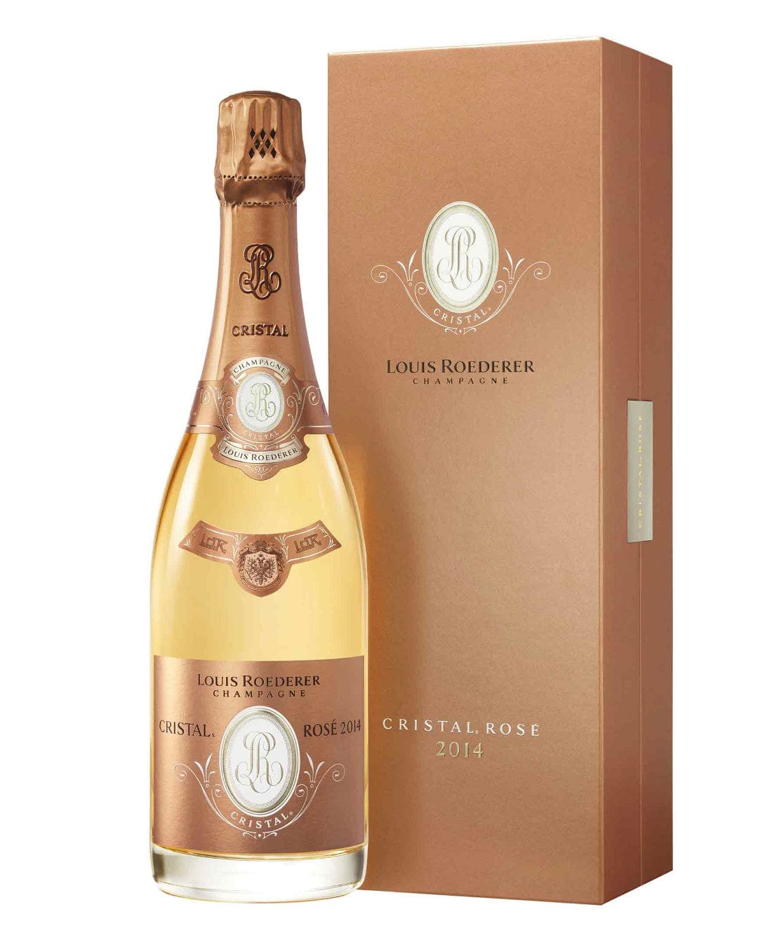 Louis Roederer Cristal Rose 2014 Champagne Gift Box, 70 cl