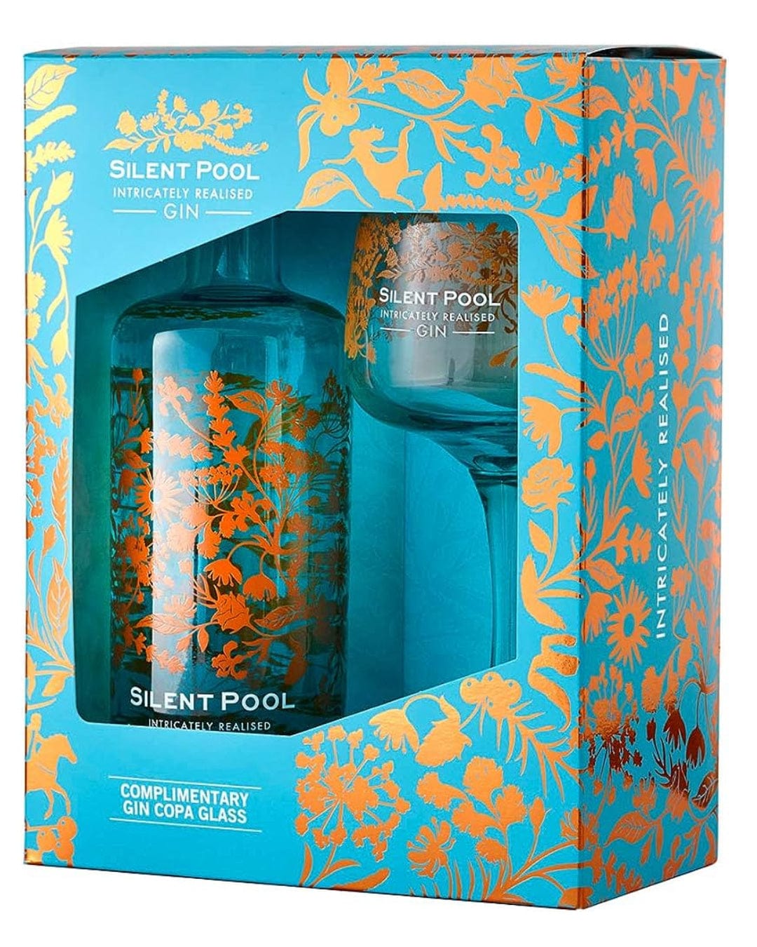 Silent Pool Gin Copa Glass Presentation Gin Gift Set, 50 cl