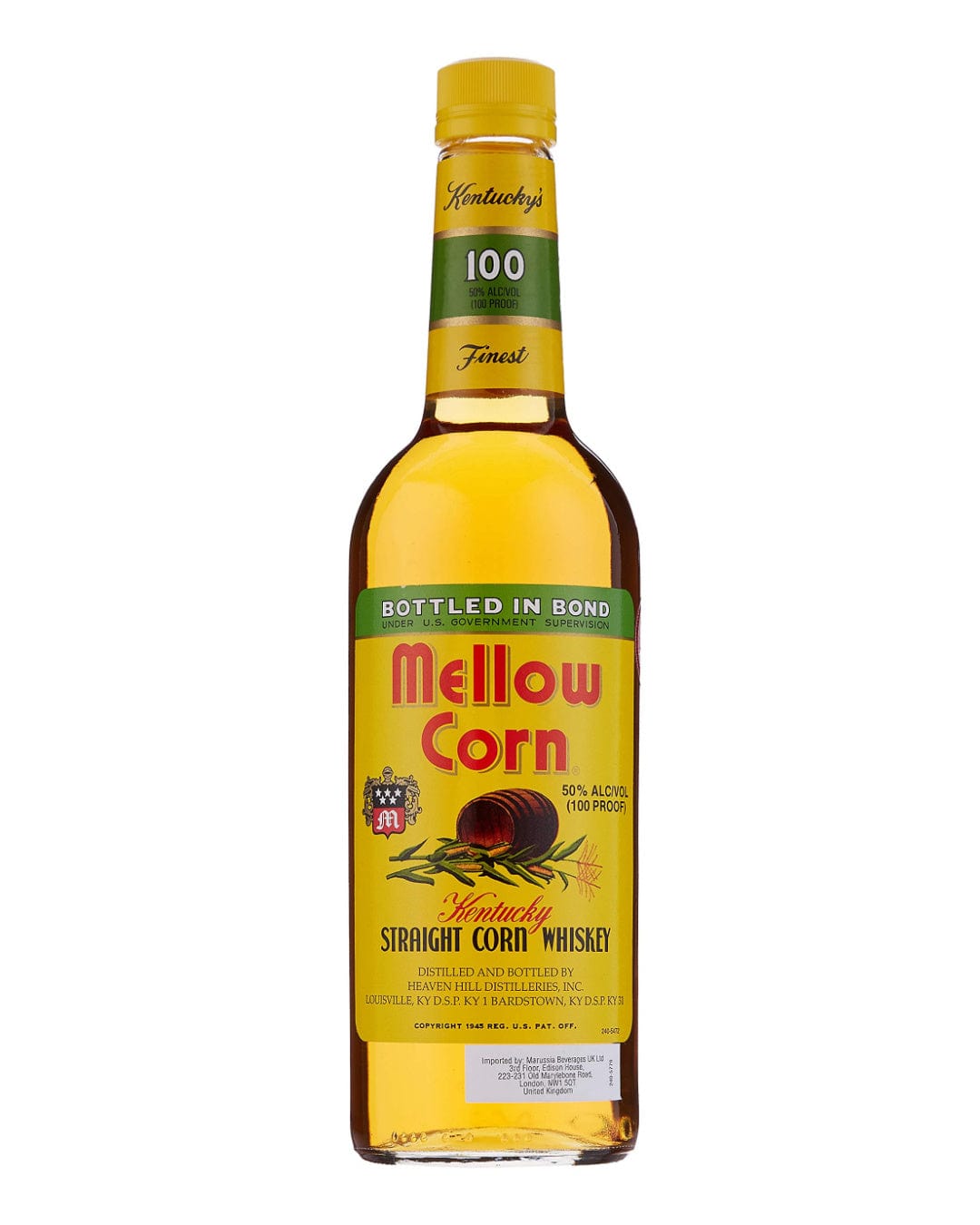 Mellow Corn Straight Corn Kentucky Whiskey, 70 cl Whisky